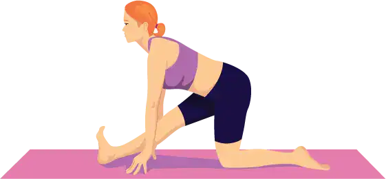 Ardha Hanumanasana
