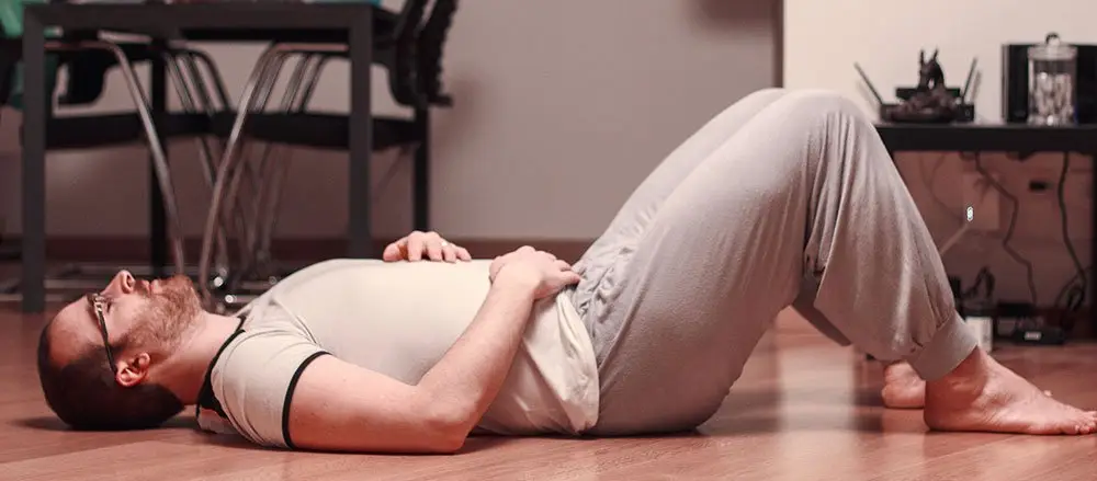 posizione respirazione diaframmatica