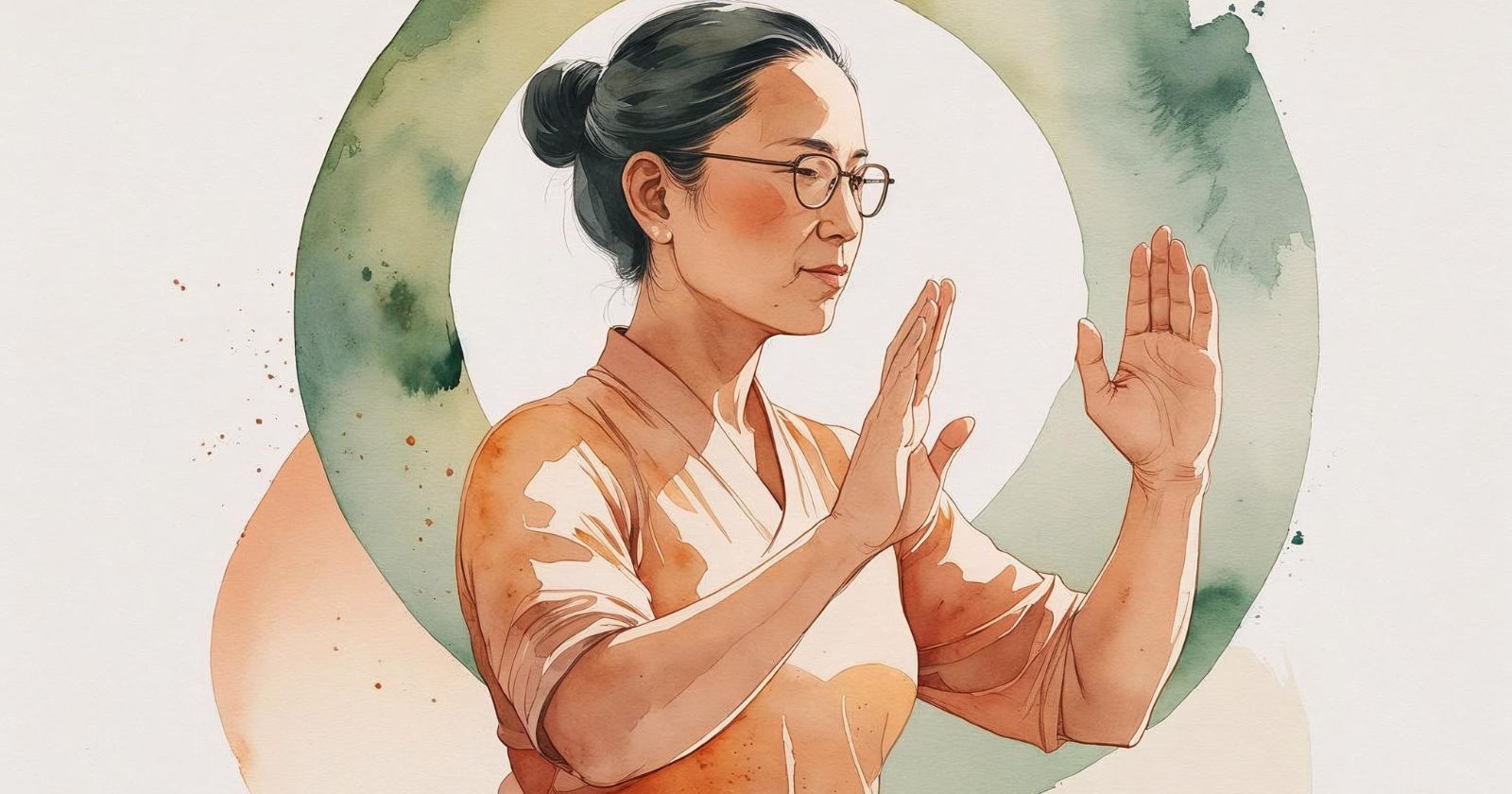 donna anziana pratica qi gong