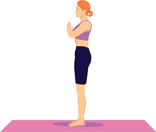 tadasana saluto al sole