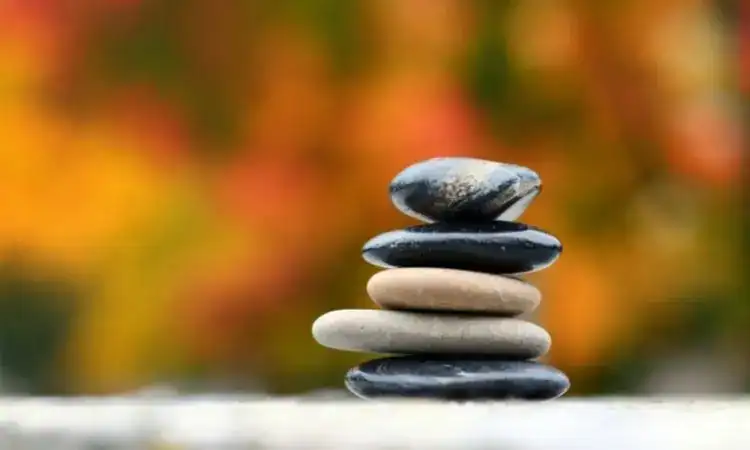 peitre zen impilate in autunno
