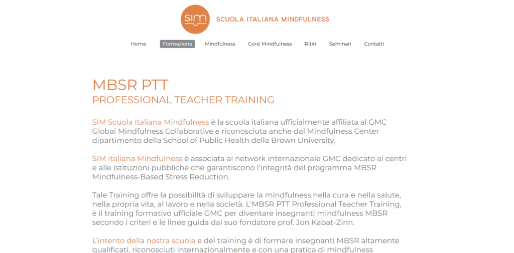 Immagine di Zen Academy con studenti in sessione di mindfulness.
